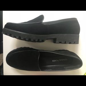 COPY - Donald J Pliner black platform loafers
